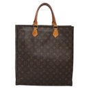 LOUIS VUITTON Monogram Sac Plat Hand Bag M51140 LV Auth hk2882-13