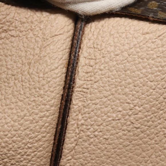 LOUIS VUITTON Monogram Sac Plat Hand Bag M51140 LV Auth hk2882