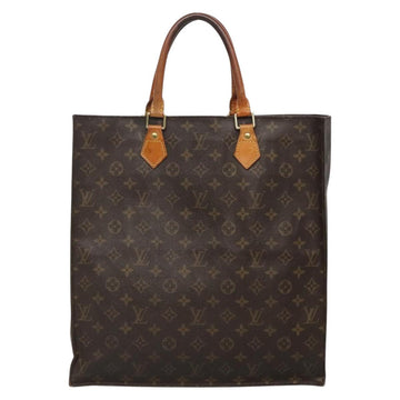LOUIS VUITTON Monogram Sac Plat Hand Bag M51140 LV Auth hk2882 - 0