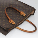 LOUIS VUITTON Monogram Sac Plat Hand Bag M51140 LV Auth hk2882-6