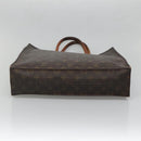 LOUIS VUITTON Monogram Sac Plat Hand Bag M51140 LV Auth hk2882-5