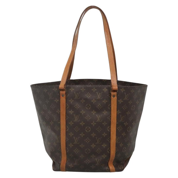 LOUIS VUITTON Monogram Sac Shopping Tote Bag M51108 LV Auth hk2885