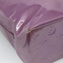 LOUIS VUITTON Monogram Vernis Reade MM Hand Bag Viole M91087 LV Auth hk2889-16