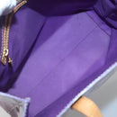 LOUIS VUITTON Monogram Vernis Reade MM Hand Bag Viole M91087 LV Auth hk2889-11