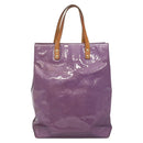 LOUIS VUITTON Monogram Vernis Reade MM Hand Bag Viole M91087 LV Auth hk2889-2