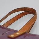 LOUIS VUITTON Monogram Vernis Reade MM Hand Bag Viole M91087 LV Auth hk2889-8