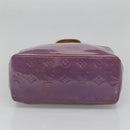 LOUIS VUITTON Monogram Vernis Reade MM Hand Bag Viole M91087 LV Auth hk2889-5