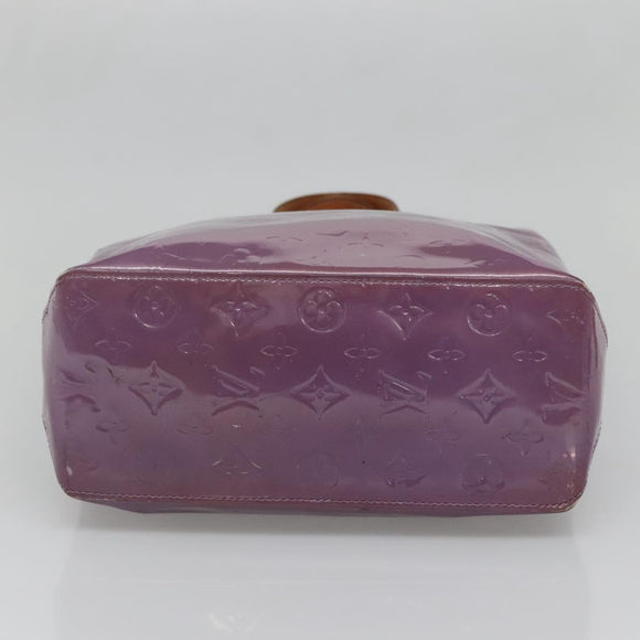 LOUIS VUITTON Monogram Vernis Reade MM Hand Bag Viole M91087 LV Auth hk2889