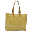 LOUIS VUITTON Monogram Vernis Columbus Tote Bag Beige M91023 LV Auth hk2890-1
