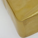 LOUIS VUITTON Monogram Vernis Columbus Tote Bag Beige M91023 LV Auth hk2890-8