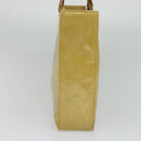 LOUIS VUITTON Monogram Vernis Columbus Tote Bag Beige M91023 LV Auth hk2890-4