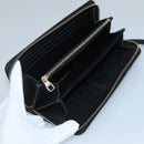 LOUIS VUITTON Monogram Empreinte Zippy Wallet Wallet Black M61864 LV Auth hk2892-9