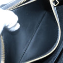 LOUIS VUITTON Monogram Empreinte Zippy Wallet Wallet Black M61864 LV Auth hk2892-11