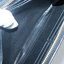 LOUIS VUITTON Monogram Empreinte Zippy Wallet Wallet Black M61864 LV Auth hk2892-21