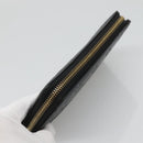 LOUIS VUITTON Monogram Empreinte Zippy Wallet Wallet Black M61864 LV Auth hk2892-5