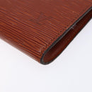 LOUIS VUITTON Epi Pochette Accessoires Accessoiretas Bruin M52953 Auth hk2893-9