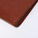 LOUIS VUITTON Epi Pochette Accessoires Accessoiretas Bruin M52953 Auth hk2893-15