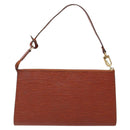 LOUIS VUITTON Epi Pochette Accessoires Accessoiretas Bruin M52953 Auth hk2893-2