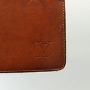 LOUIS VUITTON Nomad Agenda MM Day Planner Cover Brown R20473 LV Auth hk2895-18