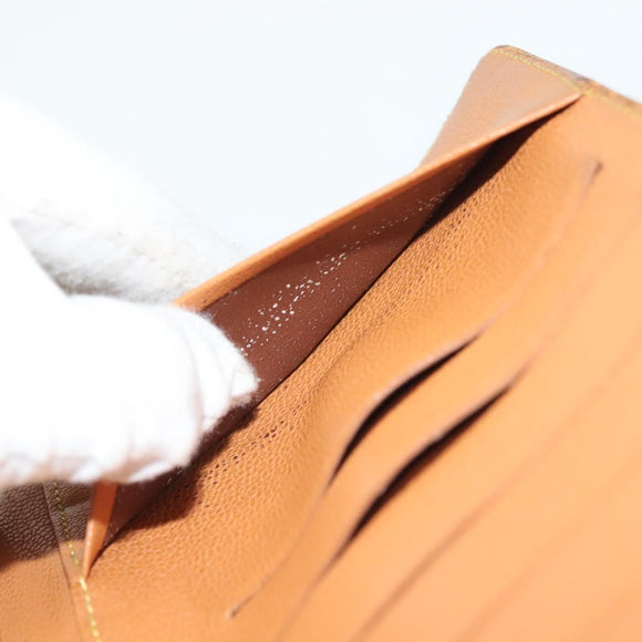 LOUIS VUITTON Nomad Agenda MM Day Planner Cover Brown R20473 LV Auth hk2895