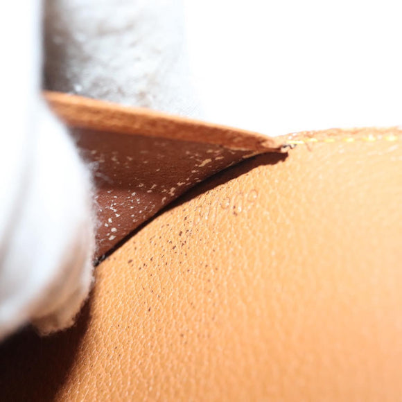 LOUIS VUITTON Nomad Agenda MM Day Planner Cover Brown R20473 LV Auth hk2895