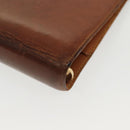 LOUIS VUITTON Nomad Agenda MM Day Planner Cover Brown R20473 LV Auth hk2895-14