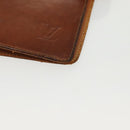 LOUIS VUITTON Nomad Agenda MM Day Planner Cover Brown R20473 LV Auth hk2895-15