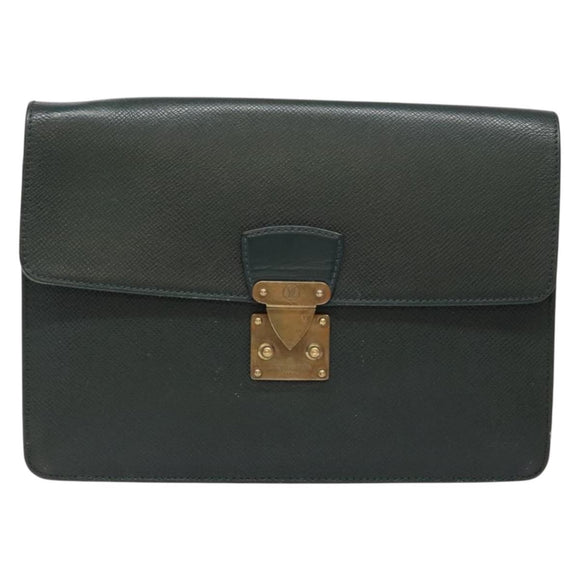 LOUIS VUITTON Taiga Pochette Kourad Clutch Bag Epicea M30194 LV Auth hk2896
