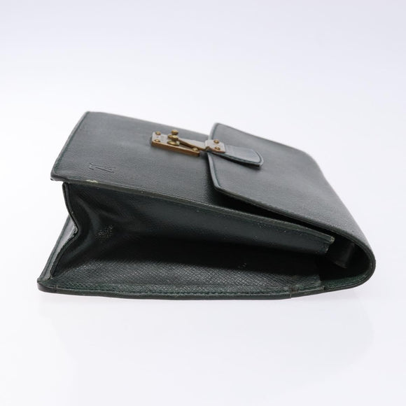 LOUIS VUITTON Taiga Pochette Kourad Clutch Bag Epicea M30194 LV Auth hk2896