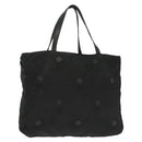 PRADA Hand Bag Nylon Black Silver Auth hk2902-1