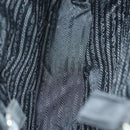 PRADA Hand Bag Nylon Black Silver Auth hk2902-11