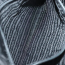 PRADA Hand Bag Nylon Black Silver Auth hk2902-24