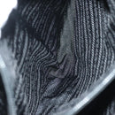 PRADA Hand Bag Nylon Black Silver Auth hk2902-25