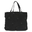 PRADA Hand Bag Nylon Black Silver Auth hk2902-2