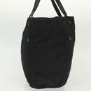 PRADA Hand Bag Nylon Black Silver Auth hk2902-3