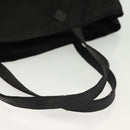 PRADA Hand Bag Nylon Black Silver Auth hk2902-7
