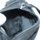 PRADA Shoulder Bag Nylon Black Silver Auth hk2903-21