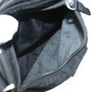 PRADA Shoulder Bag Nylon Black Silver Auth hk2903-11