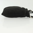 PRADA Shoulder Bag Nylon Black Silver Auth hk2903-3