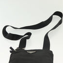 PRADA Shoulder Bag Nylon Black Silver Auth hk2903-14
