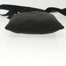 PRADA Shoulder Bag Nylon Black Silver Auth hk2903-5