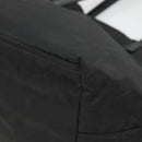 PRADA Tote Bag Nylon Black Silver Auth hk2905-12
