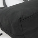 PRADA Tote Bag Nylon Black Silver Auth hk2905-13