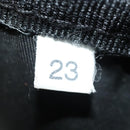 PRADA Travel Pouch Nylon Black Silver Auth hk2906-18