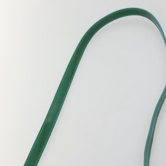 Salvatore Ferragamo Vala Tote Bag Nylon 2way Green Gold Auth hk2908