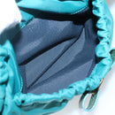 Salvatore Ferragamo Vala Tote Bag Nylon 2way Green Gold Auth hk2908-26