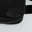 GUCCI GG Canvas Guccissima Waist Bag Leather Nylon Black 162417 Auth hk2912-11