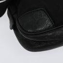 GUCCI GG Canvas Guccissima Waist Bag Leather Nylon Black 162417 Auth hk2912-12