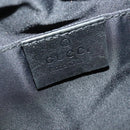 GUCCI GG Canvas Guccissima Waist Bag Leather Nylon Black 162417 Auth hk2912-15