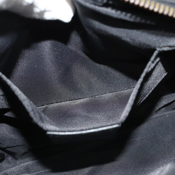 GUCCI GG Canvas Guccissima Waist Bag Leather Nylon Black 162417 Auth hk2912